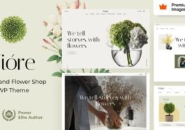 Fiore Flower Shop and Florist Nulled Free Download