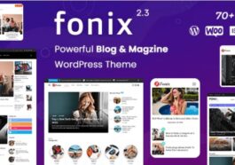 Fonix Newspaper & Magazine WordPress Theme Nulled Free Download 