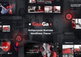 Gaaga Creative Agency WordPress Theme Nulled Free Download