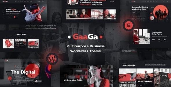 Gaaga Creative Agency WordPress Theme Nulled Free Download