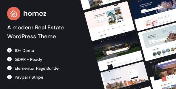 Homez Real Estate WordPress Theme Nulled Free Download