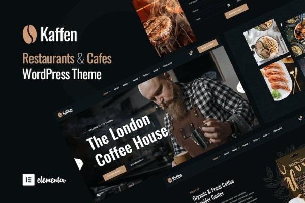 Kaffen Restaurant WordPress Theme Nulled Free Download