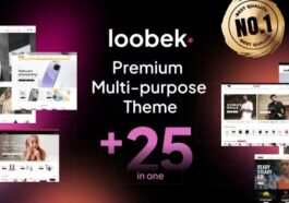 Loobek Elementor Multipurpose WooCommerce Theme Nulled Free Download