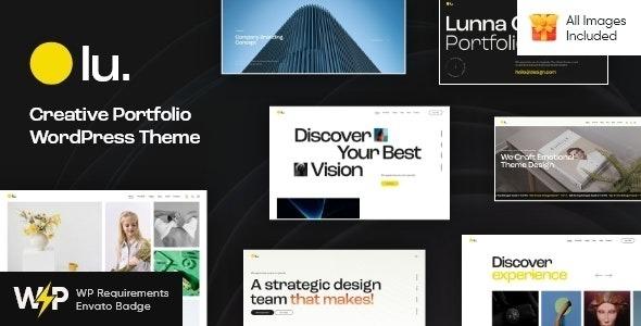 Lunna Creative Portfolio WordPress Theme Nulled Free Download