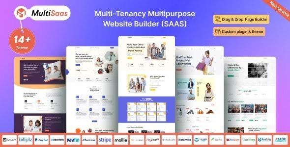 MultiSaas Multi-Tenancy Multipurpose Website Builder (Saas) Nulled Free Download