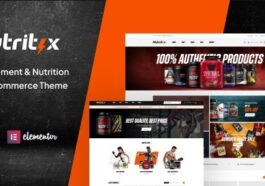 Nutritix Supplement & Nutrition WooCommerce Theme Nulled Free Download 