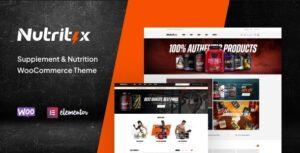 Nutritix Supplement & Nutrition WooCommerce Theme Nulled Free Download 