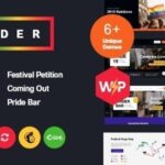 Prider LGBT & Gay Rights Festival WordPress Theme + Bar Nulled Free Download