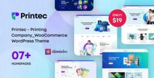 Printec Printing Company WooCommerce WordPress Theme Nulled Free Download