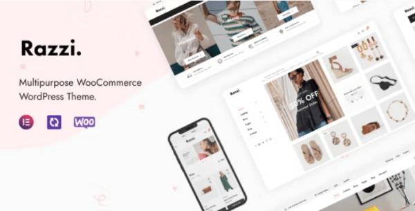 Razzi Multipurpose WooCommerce WordPress Theme Nulled Free Download