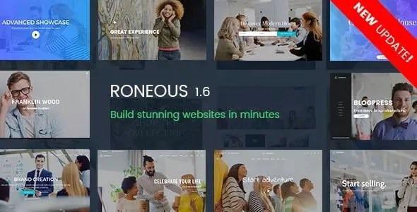 Roneous Creative Multi-Purpose WordPress Theme Nulled Free Download