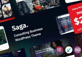 Saga Business Consulting WordPress Theme Nulled Free Download