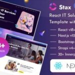 Stax React Nextjs IT Services & Startup Template Nulled Free Download