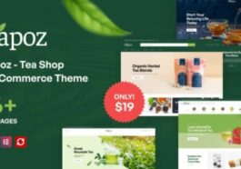 Teapoz Tea Shop WooCommerce Theme Nulled Free Download