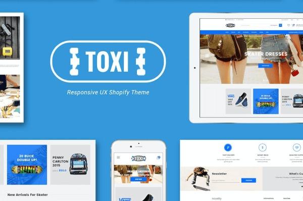 Toxi Responsive UX Shopify Theme Free Download