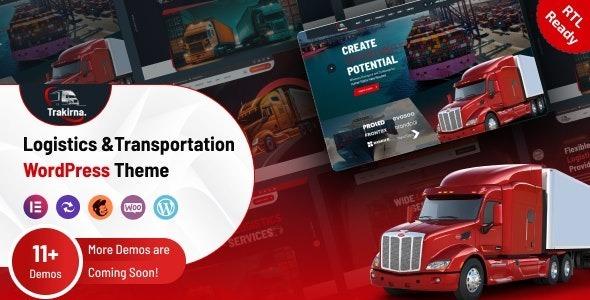 Trakirna Transportation & Logistics WordPress Theme Nulled Free Download