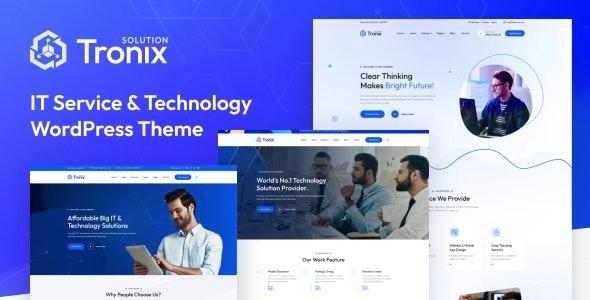 Tronix IT Service And Technology WordPress Theme Nulled Free Download