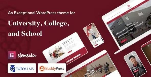 Unicamp University and College WordPress Theme Nulled Free Download 