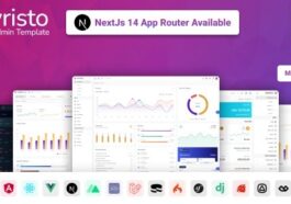 Vristo Tailwind Admin Template NextJS App Router HTML, Angular, ReactJS, VueJS, NuxtJS, Laravel Nulled Free Download