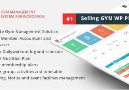 WPGYM WordPress Gym Management System Nulled Free Download