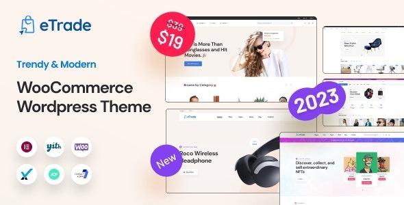eTrade Multipurpose WooCommerce Theme Nulled Free Download