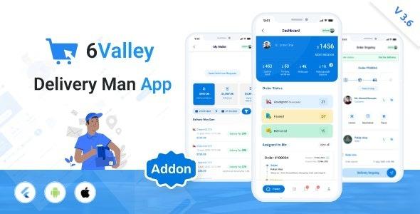 6Valley eCommerce Delivery Man Mobile App Nulled Free Download