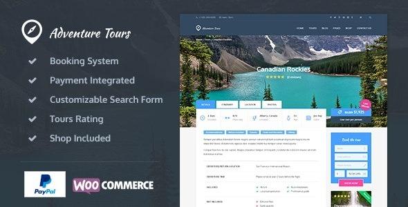 Adventure Tours Wordpress Theme Nulled Free Download