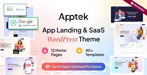 Apptek App & SaaS Theme Nulled Free Download