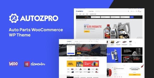 Autozpro Auto Parts WooCommerce WordPress Theme Nulled Free Download