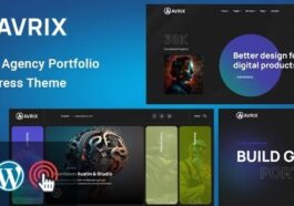 Avrix Digital Agency Portfolio WordPress Theme Nulled Free Download