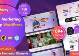 Choicy Digital Marketing Agency WordPress Theme Nulled Free Download