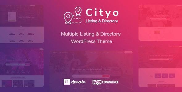 Cityo Multiple Listing Directory WordPress Theme Nulled Free Download