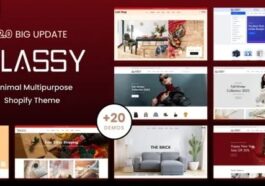 Classy Minimal Multipurpose Shopify Theme OS 2.0 Nulled Free Download