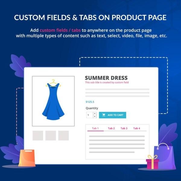 Custom fields & tabs on product page (PrestaShop v8x) Nulled Free Download