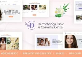 D&C Dermatology Clinic & Cosmetology Center WordPress Theme Nulled Free Download 