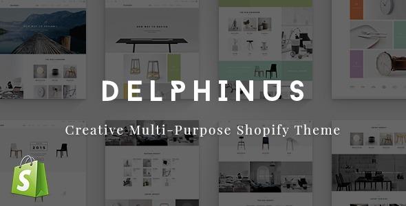 Delphinus Creative Multi-Purpose Shopify Theme Nulled Free Download