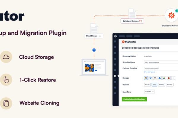 Duplicator Pro WordPress Site Migration & Backup Nulled Free Download