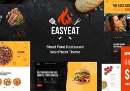 EasyEat Street Food Restaurant WordPress Theme Nulled Free Download