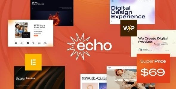Echo Digital Marketing & Creative Agency WordPress Theme Nulled Free Download