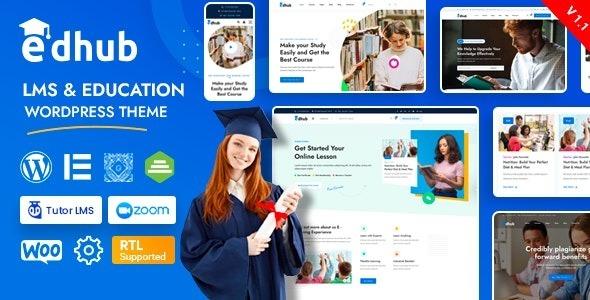 Edhub Education WordPress Theme Nulled Free Download