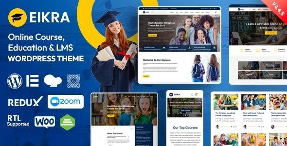 Eikra Education WordPress Theme Nulled Free Download