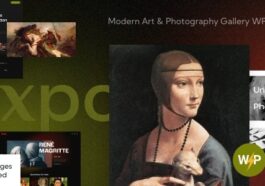 Expo Modern Art & Photography Gallery WordPress Theme Nulled Free Download