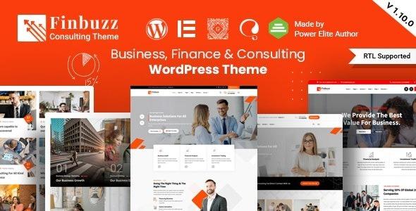 Finbuzz Corporate Business WordPress Theme Nulled Free Download