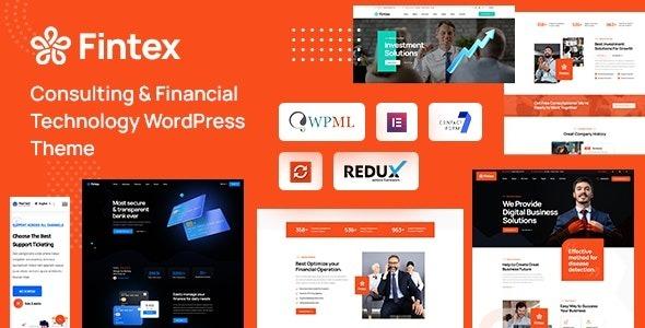 Fintex Consulting & Financial WordPress Theme Nulled Free Download