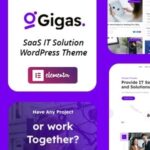 Gigas SaaS WordPress Theme Nulled Free Download