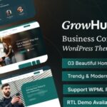 GrowHub Business Consulting WordPress Theme Nulled Free Download