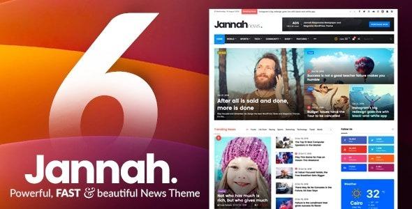 Jannah Newspaper Magazine News BuddyPress AMP Nulled Free Download