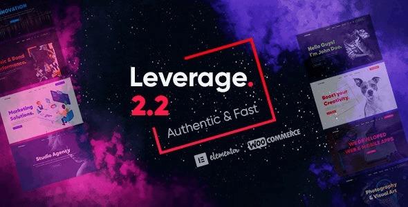 Leverage Creative Agency & Portfolio WordPress Theme Nulled Free Download