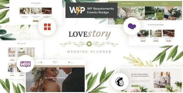 Love Story A Beautiful Wedding and Event Planner WordPress Theme Nulled Free Download