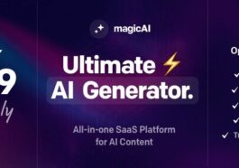 MagicAI OpenAI Content, Text, Image, Chat, Code Generator as SaaS Nulled Free Download